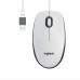 Logitech M100 | Bekabelde Muis | Links- en Rechtshandig | USB-A | 1000 DPI | Wit