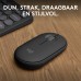 Logitech Pebble 2 M350s | Draadloze Muis | Links- en Rechtshandig | RF + Bluetooth | 4000 DPI | Grafiet