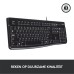 Logitech K120 | Zakelijk Bedraad Toetsenbord | QWERTY