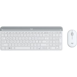 Logitech MK470 Slim | Draadloze Toetsenbord- en Muiscombo (USB) | QWERTY Engels | Wit
