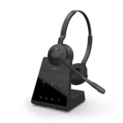 Jabra Engage 65 | Draadloze Stereo On-Ear Headset | Oplaadstation | Zwart