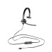 Logitech H650e | Bedrade On-ear Mono Headset | USB-A | Zwart/Zilver