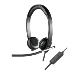 Logitech H650E | Bedrade On-ear Headset USB-A | Zwart