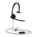 Logitech H570e | Bedrade On-ear Mono Headset | USB-A | Zwart
