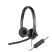 Logitech H570e | Bedrade On-ear USB-A Headset | Zwart