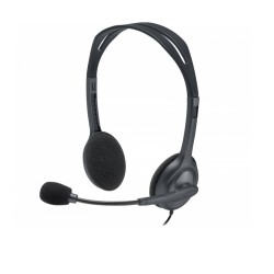 Logitech H111 | On-Ear Bedrade 3,5mm Koptelefoon met Microfoon | Grijs