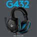 Logitech G432 | Bedrade Over-ear Gaming Headset 3.5mm Connector | 7.1 Surround | Zwart/Blauw