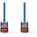 Nedis netwerkkabel | Cat6 | S/FTP (S-STP) | 2 m | Blauw | CCGP85221BU20