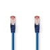 Nedis netwerkkabel | Cat6 | S/FTP (S-STP) | 2 m | Blauw | CCGP85221BU20