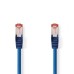 Nedis netwerkkabel | Cat6 | S/FTP (S-STP) | 2 m | Blauw | CCGP85221BU20