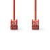 Nedis netwerkkabel | Cat6 | S/FTP (S-STP) | 2 m | Rood | CCGP85221RD20