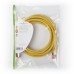 Nedis netwerkkabel | Cat6 | SF/UTP (S-FTP) | 3 m | Geel | CCGP85221YE30