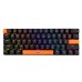 Baracuda DOLPHIN RGB 60% | Bedraad Gaming Toetsenbord | Red Switches | Anti-Ghosting | QWERTY | Zwart