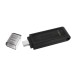 Kingston DataTraveler 70 | 128GB USB-C 3.2 Flash Drive | Zwart