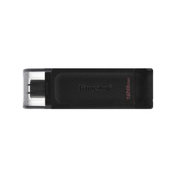 Kingston DataTraveler 70 | 128GB USB-C 3.2 Flash Drive | Zwart