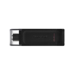Kingston DataTraveler 70 | 64GB USB-C 3.2 Flash Drive | Zwart