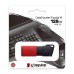 Kingston DataTraveler Exodia M | 128GB USB-A 3.2 Flash Drive | Zwart/Rood