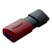 Kingston DataTraveler Exodia M | 128GB USB-A 3.2 Flash Drive | Zwart/Rood