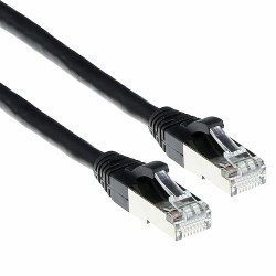 ACT netwerkkabel | Cat6A | S/FTP (S-STP) | 30 m | Zwart | FB6930