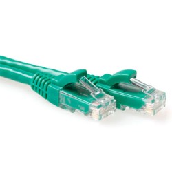 ACT UTP Cat 6A Patchkabel (IB2752) | 0,5 m | Snagless | Groen ACT UTP Cat 6A Patchkabel (IB2752) | 0,5 m | Snagless | Groen