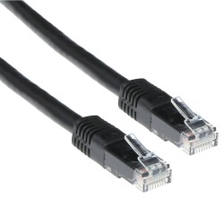 ACT netwerkkabel | Cat5e | U/UTP (UTP) | 15 m | Zwart