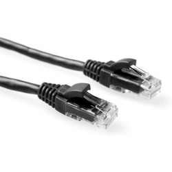 ACT netwerkkabel | Patchkabel | Cat6 | U/UTP (UTP) | 7 m | Zwart | RJ45 connectoren