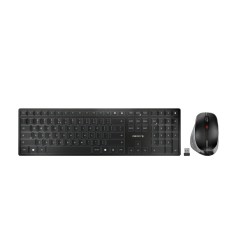 CHERRY DW 9500 Slim | Toetsenbord en Muis | RF Draadloos + Bluetooth | QWERTY (Engels) | Zwart en Grijs CHERRY DW 9500 Slim | Toetsenbord en Muis | RF Draadloos + Bluetooth | QWERTY (Engels) | Zwart en Grijs
