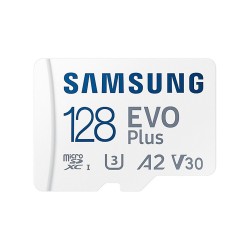 Samsung EVO Plus | MicroSDXC | 128GB | Class 10 | UHS-I U3 Samsung EVO Plus | MicroSDXC | 128GB | Class 10 | UHS-I U3