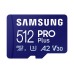 Samsung EVO Plus | MicroSDXC | 512GB | Class 10 | UHS-I U3 | Inclusief adapter