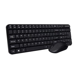 QWARE Wireless Waterford Black Toetsenbord + Muis