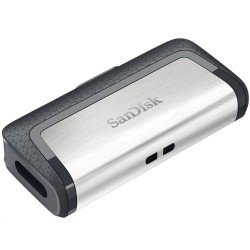 SanDisk Ultra Dual Drive USB Type-C | 64GB USB Flash Drive | USB Type-A / USB Type-C 3.2 Gen 1 (3.1 Gen 1) | Zwart, Zilver SanDisk Ultra Dual Drive USB Type-C | 64GB USB Flash Drive | USB Type-A / USB Type-C 3.2 Gen 1 (3.1 Gen 1) | Zwart, Zilver