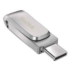 SanDisk Ultra Dual Drive | 1TB USB-C 3.2 & USB-A 3.2 Flash Drive | Roestvrijstaal SanDisk Ultra Dual Drive | 1TB USB-C 3.2 & USB-A 3.2 Flash Drive | Roestvrijstaal