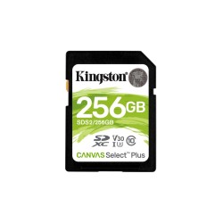 Kingston Canvas Select Plus | SDXC | 256GB | Class 10 | UHS-I U1