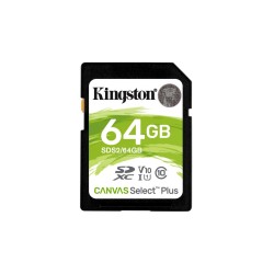 Kingston Canvas Select Plus | SDXC | 64GB | Class 10 | UHS-I U1