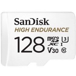 SanDisk High Endurance | MicroSDXC | 128GB | Class 10 | UHS-I U3 SanDisk High Endurance | MicroSDXC | 128GB | Class 10 | UHS-I U3