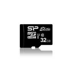 Silicon Power Elite | MicroSDHC | 32GB | Class 10 | UHS-I U1 | Tot 85MB/s | Inclusief SD-adapter | Zwart Silicon Power Elite | MicroSDHC | 32GB | Class 10 | UHS-I U1 | Tot 85MB/s | Inclusief SD-adapter | Zwart