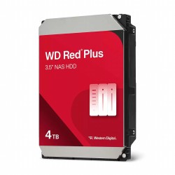 Western Digital Red Plus WD40EFZZ | Interne HDD 4 TB | 3.5” SATA III | 5400 RPM | 128 MB Cache