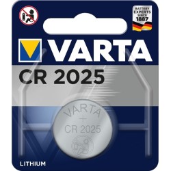 VARTA LITHIUM CR2025 3V BLISTER 1