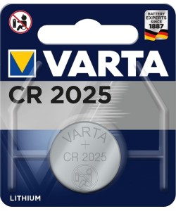 VARTA LITHIUM CR2025 3V BLISTER 1