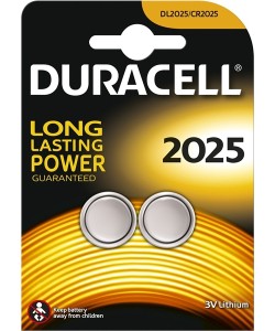 DURACELL LITHIUM DL2025 3V BLISTER 2