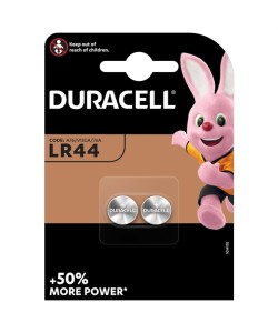 DURACELL LR44/13GA ALKALINE BLISTER 2