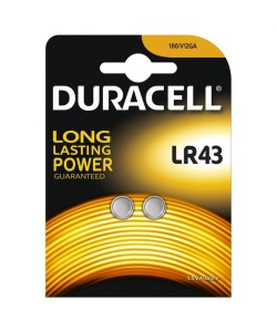 DURACELL ALKALINE LR43 BLISTER 2