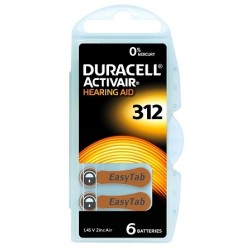 DURACELL ACTIVAIR MERCURY FREE 312