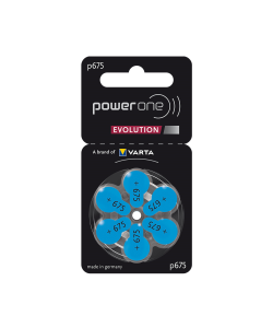 Power one evolution hoortoestel batterij 675 Blauw 10 x blister 6