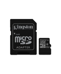 Kingston Technology Canvas 32 GB MicroSDHC Klasse 10 UHS-I