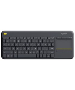 Logitech K400 Plus RF Draadloos QWERTY Nederlands Zwart toetsenbord