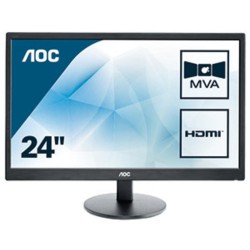 Monitor AOC M2470SWH 23.6" Full HD MVA Zwart computer LED display