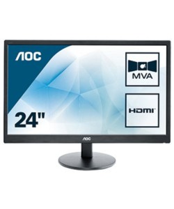 Monitor AOC M2470SWH 23.6" Full HD MVA Zwart computer LED display