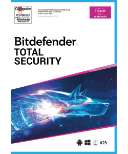 Bitdefender Total Security Multi-Device 10-Devices 1 jaar