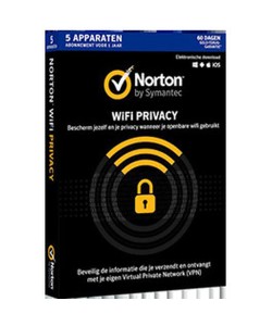 Norton WiFi Privacy 5-Devices 1 jaar